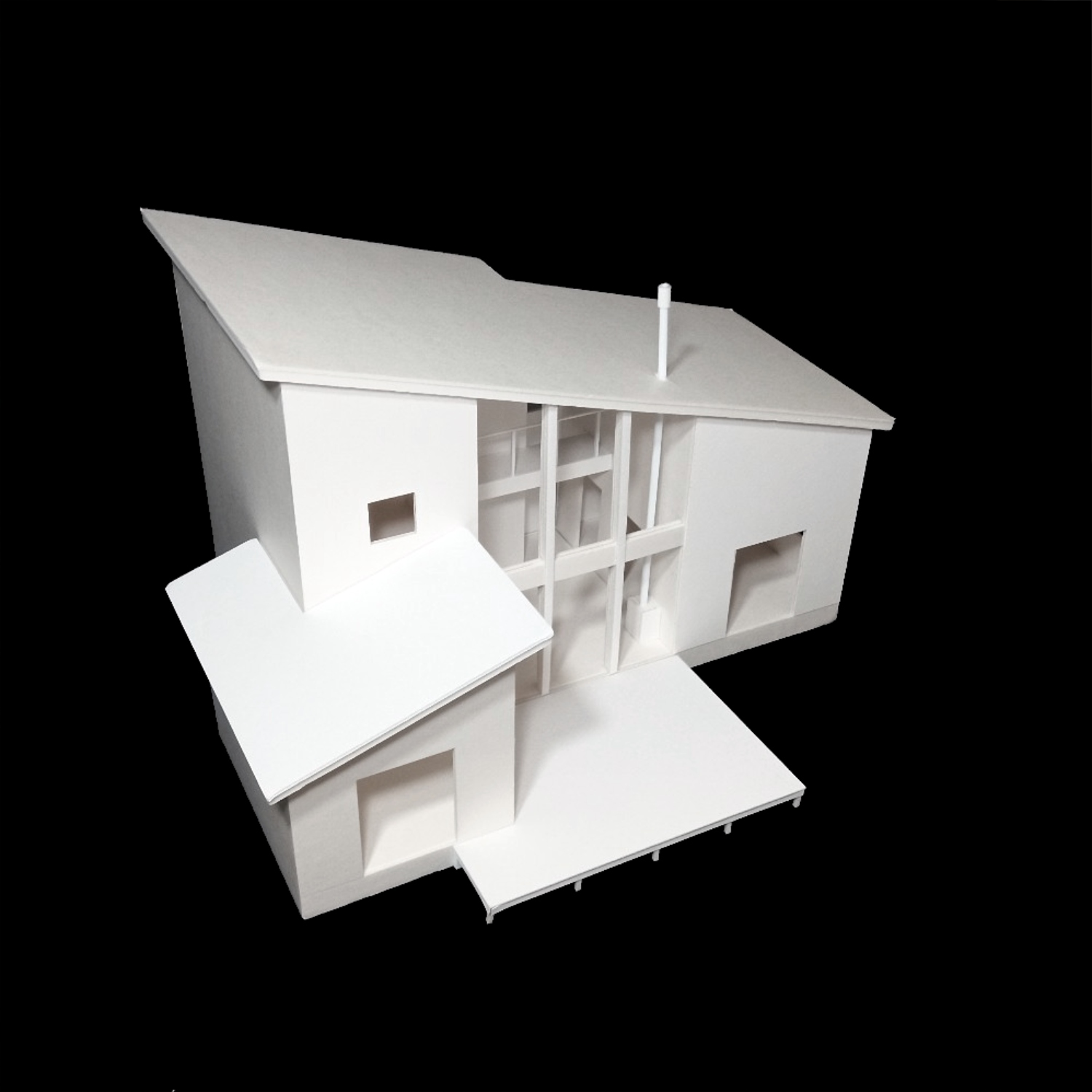 別荘風一般住宅模型